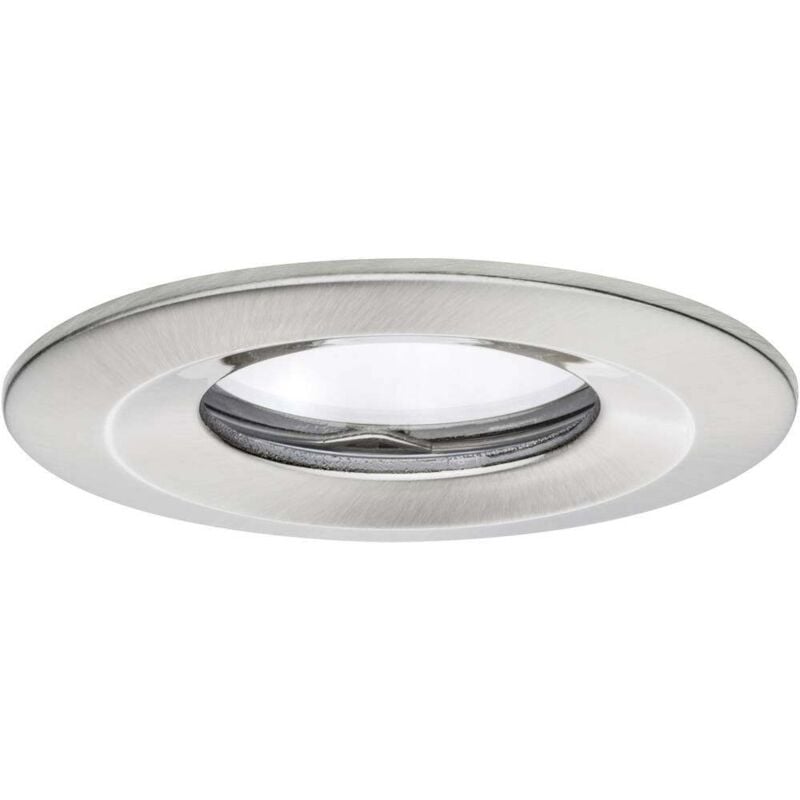 Spot led encastrable pour salle de bains Paulmann 93882 n/a 6 w Coin Slim fer (brossé)