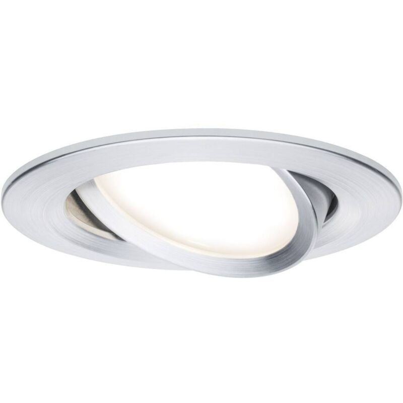Paulmann - Luminaire à led encastrable led intégrée Coin Slim 93902 n/a 6 w aluminium (brossé)