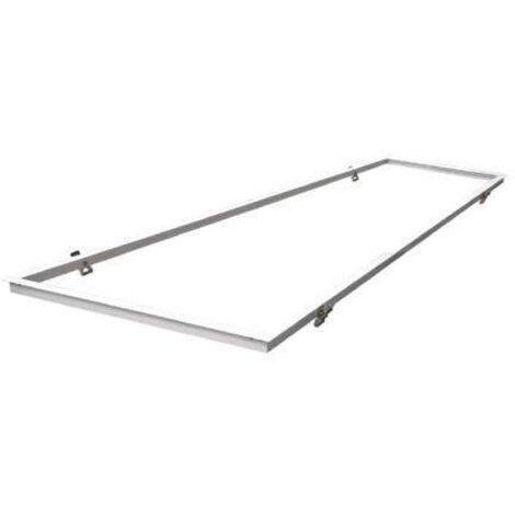 Kit Encastrable Placo pour Dalle LED 300x1200mm Aluminium Blanc