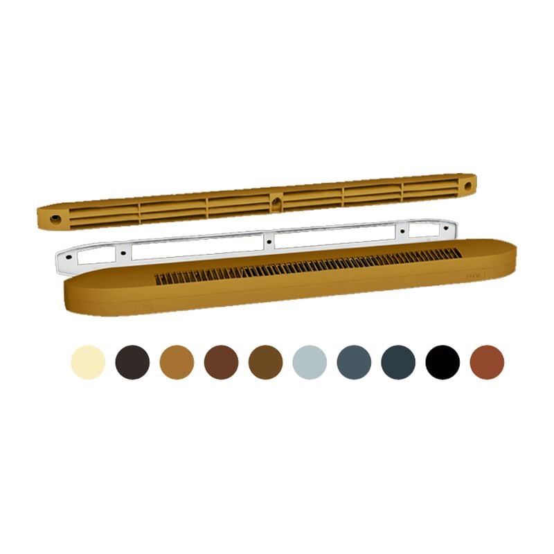 Kit entrée d’air autoréglable acoustique chêne clair - ESEA 45 + CE2A - ESEA45CE2ACC ECONONAME - ESEA45CE2ACC