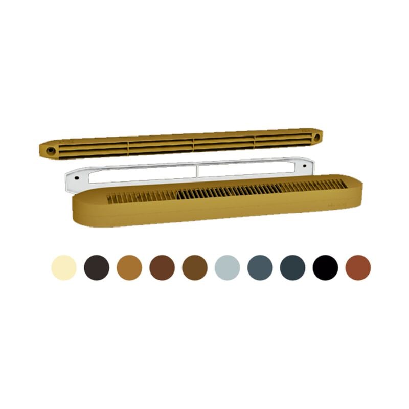 Econoname - Kit entrée d'air autoréglable acoustique gris anthracite - mini esea 15 ra-me + cea - MINIESEA15RAMECEAG7 MINIESEA15RAMECEAG7