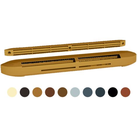 Kit entrée d’air hygro acoustique chêne foncé - ISOLA HY RA + CE2A - ISOLAHYRACE2ACF ECONONAME - ISOLAHYRACE2ACF