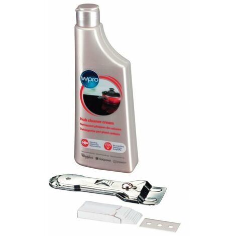Wpro - Kit vitro Clean: 1 Crème (250 Ml) + 1 Grattoir +