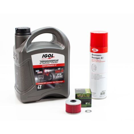 Kit Entretien Vidange Standard pour KAWASAKI KLX 110 de 2002 à 2023 - IGOL PROPULS PERFORMANCE 10W40 4L