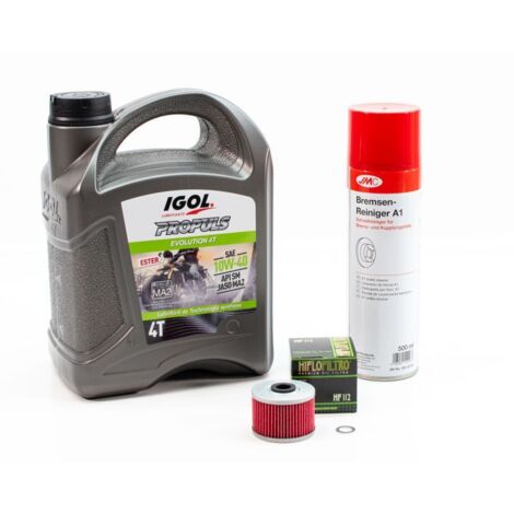 Kit Entretien Vidange Standard pour KAWASAKI NINJA 250 de 2015 à 2017 - IGOL PROPULS EVOLUTION 10W40 4L