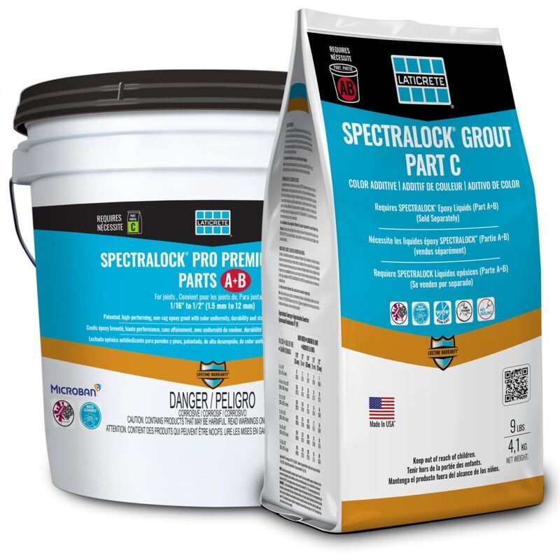 Kit Epoxy - spectralock pro premium grout - 3.20kg
