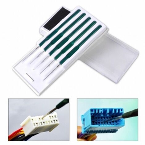 Kit especial herramientas para desmontar los cables y pins de conectores de coche todas las marcas