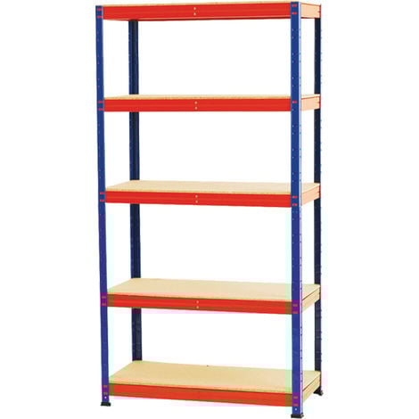 Kit estantaria 5 estantes S/Tornillos177X90X45 200KG