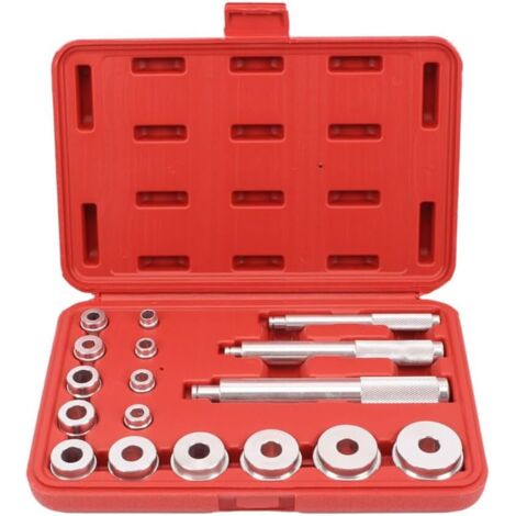 Kit estrattore per cuscinetti ruota da 17 pezzi, strumento per cuscinetti ruota, estrattore per cuscinetti ruota, mozzo ruota, kit di rimozione