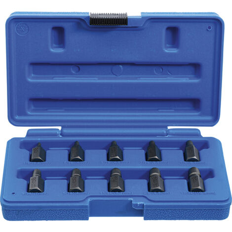 KIT ESTRATTORI 10pz VITI PERNI BULLONI SPEZZATI ROVINATI PRIGIONIERI CHIAVE BGS