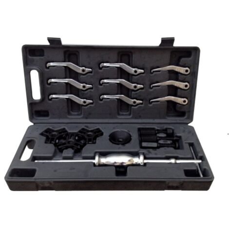 Kit estrattori tre griffe reversibili interni ed esterni per cuscinetti e pulegge