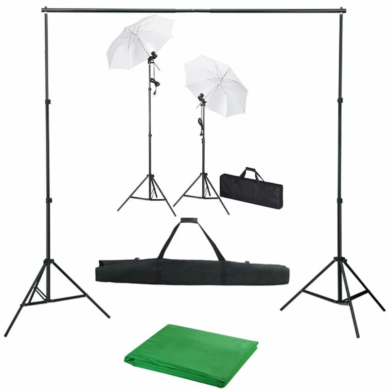 

Youthup - Kit estudio fotográfico con telón de fondo, lámparas y paraguas