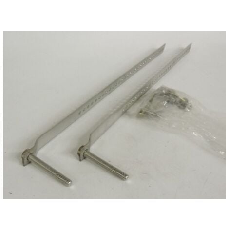 Kit étriers de fixation (X2) de panneau solaire pour pose parallèle sur toiture tuiles plates ou ardoise EMAT 5000-281