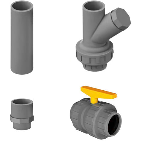 Kit évacuation pour pompe de relevage Sanipump SLD sans pied d'assise