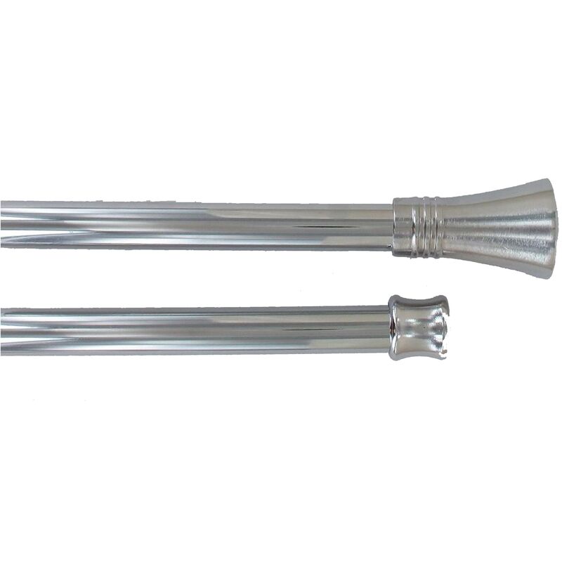 

Kit Ext 120-210 Cm D19 Doble Barra Terminal Lotus - Cromo