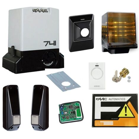 KIT Faac DELTA 3 pour moteurs coulissants jusqu'à 900KG 230V 105630445