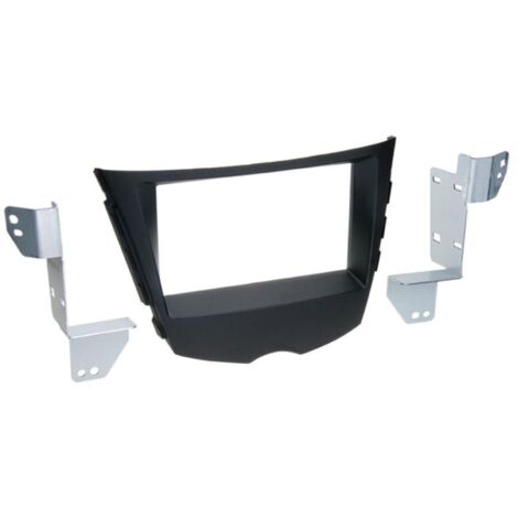 Kit Facade autoradio 2DIN compatible avec Hyundai Veloster FS ap11 Noir