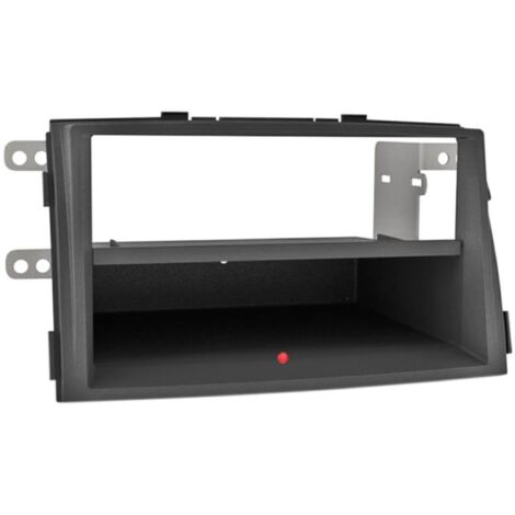 Kit Facade autoradio 2DIN compatible avec Kia Sorento ap09 Avec vide poche Induction Qi Noir