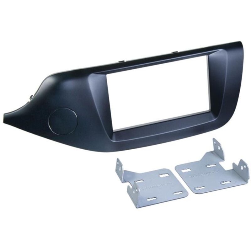 Kit Support autoradio 2DIN compatible avec Kia Ceed ap12 Noir mat