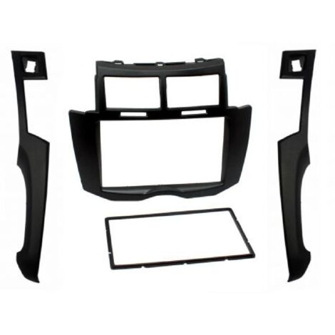 Kit Facade Autoradio compatible avec Toyota Yaris Noir