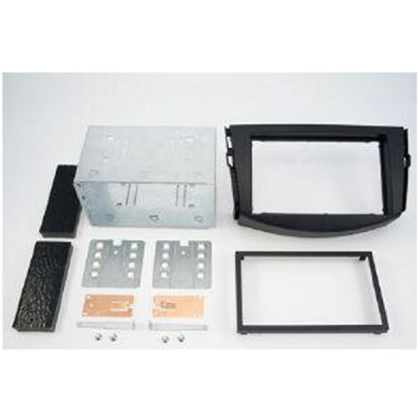Kit facade Autoradio Fa204B compatible avec Toyota Rav4 06-13 2Din Noir