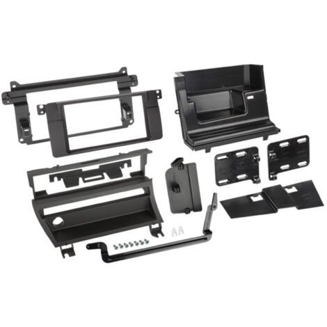 Kit Facade Autoradio FA2318B compatible avec BMW serie 3 E46 - 1 bouton
