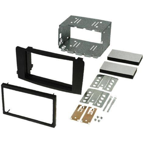 Kit Facade Autoradio KA198B compatible avec Mercedes ML W164 05-11 noir