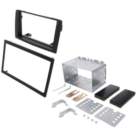 Kit Facade Autoradio KA215E Compatible avec Fiat Idea Lancia Musa 04-12 - gris