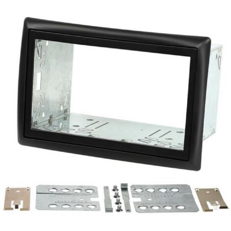 Kit Facade Autoradio KA235B compatible avec Renault Megane 2 - Noir