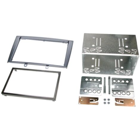 Kit Facade Autoradio KA437B compatible avec Peugeot 308 308CC 07-13 - Argent