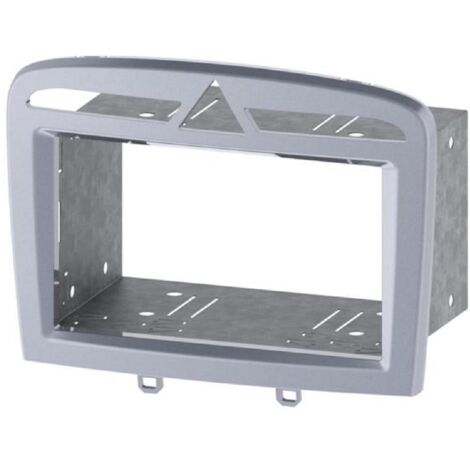 Kit Facade Autoradio KA437C compatible avec Peugeot 308 308CC 408 RCZ - Argent