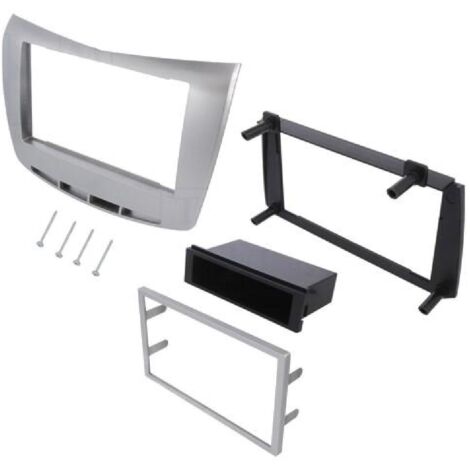 Kit Facade Autoradio KA531A Compatible avec Lancia Delta 08-14 argent