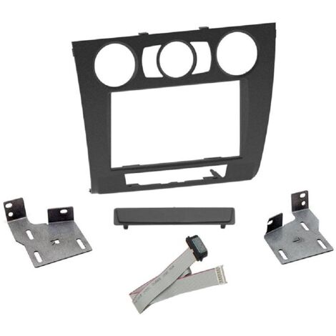 Kit Facade Autoradio KA937 compatible avec BMW Serie 1 07-13 - Clim Man sans I-Drive sans Nav