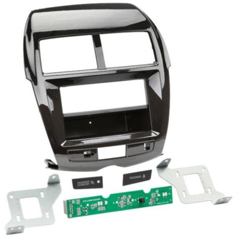 Kit Facade compatible avec Citroen C4 Peugeot 4008 Vide poche - Noir nacre