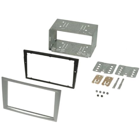Kit facade compatible avec Opel Combo Corsa Meriva Tigra - argent