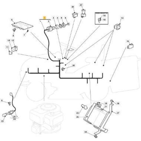 KIT FAISCEAU NJ HONDA ORIGINAL STIGA - 182040235/0