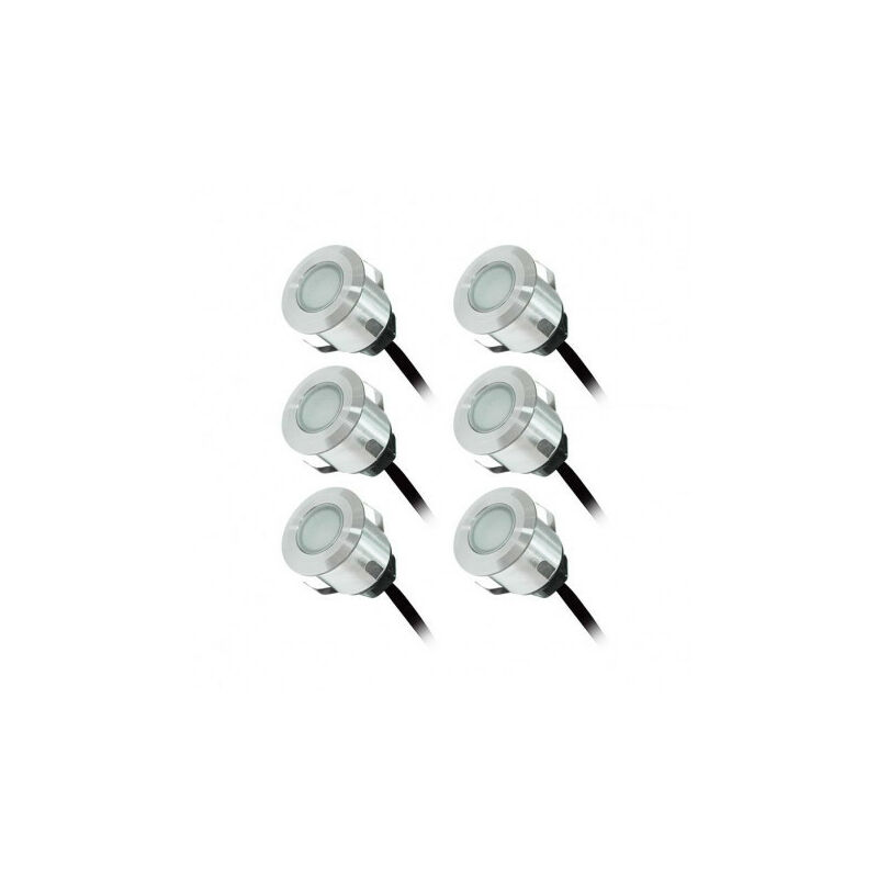 Kit led Spot Terrace 6x0,6W - Bianco Naturale 4000K