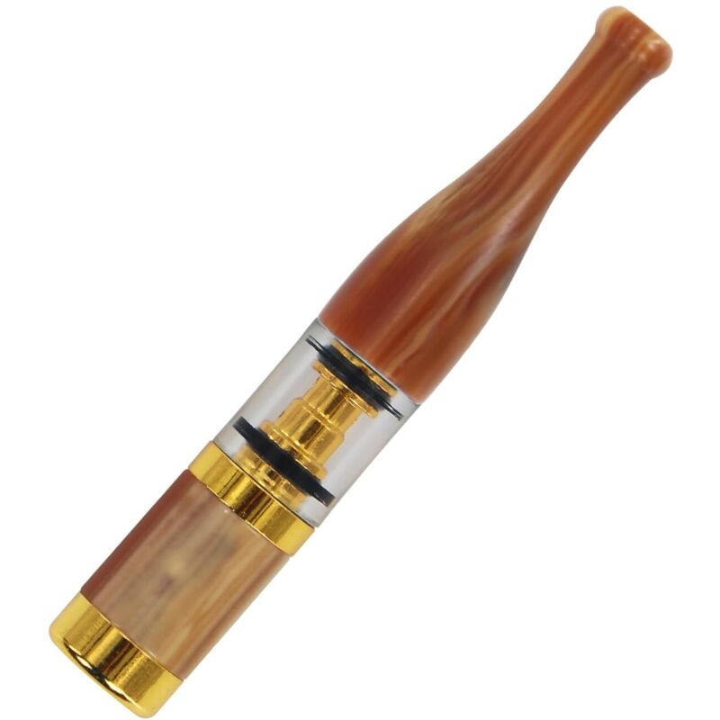 Porte-cigarette à motif corne marron, filtre à tabac réutilisable et nettoyable avec plusieurs fonctions de filtrage adapté aux cigarettes standard
