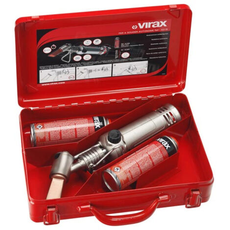 Kit fer à souder autonome + 2 cartouches Virax 521850 Virax