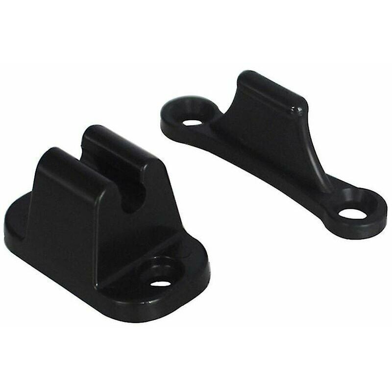 Kit fermo porta a forma di t Fermo fermaporta nero...