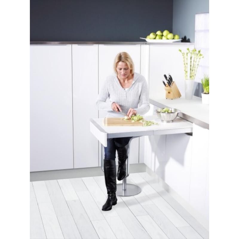 Kit ferrure topflex, pour meuble de largeur 450 à 900 mm et profondeur 500 mm minimum Kesseböhmer