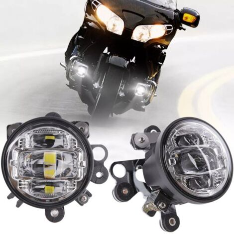 Kit feux additionnels LED Honda GL 1800 Goldwing 2012-2017 - 6500K - 54W - Homologué - CHROME
