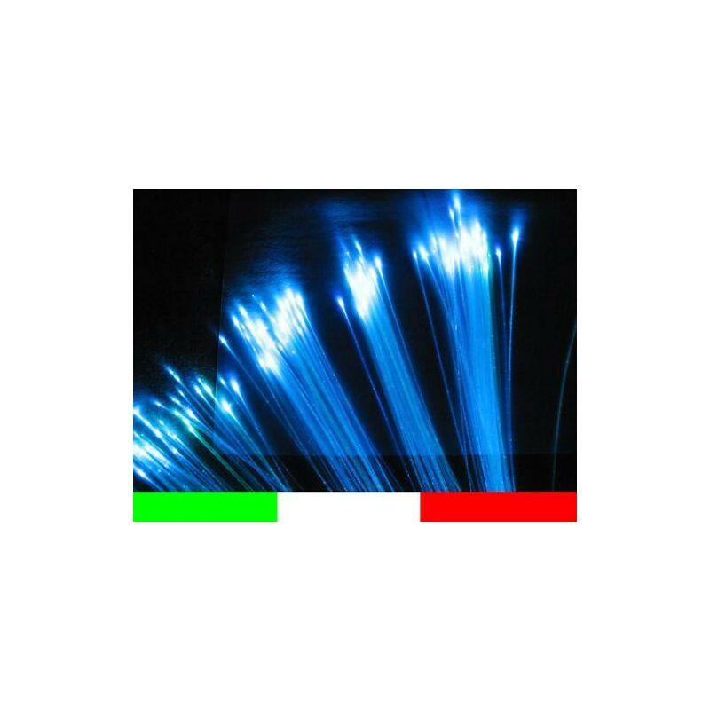 Image of Aftertech - kit fibre ottiche 200 punti led rgb cambiacolore 9w