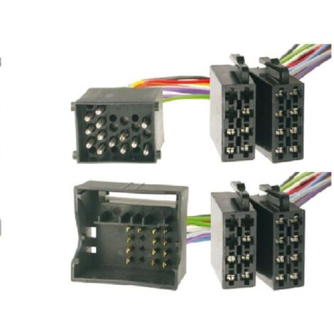 Kit fiche ISO KITCABLE-1020 compatible avec BMW
