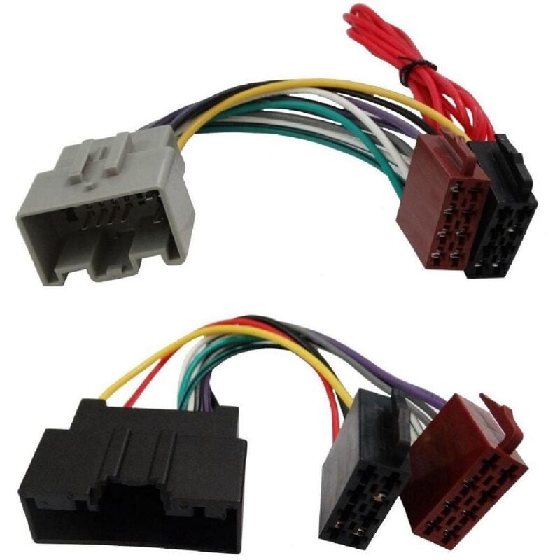 Kit fiche iso KITCABLE-4263 compatible avec Ford Fiesta Mk7 08-15