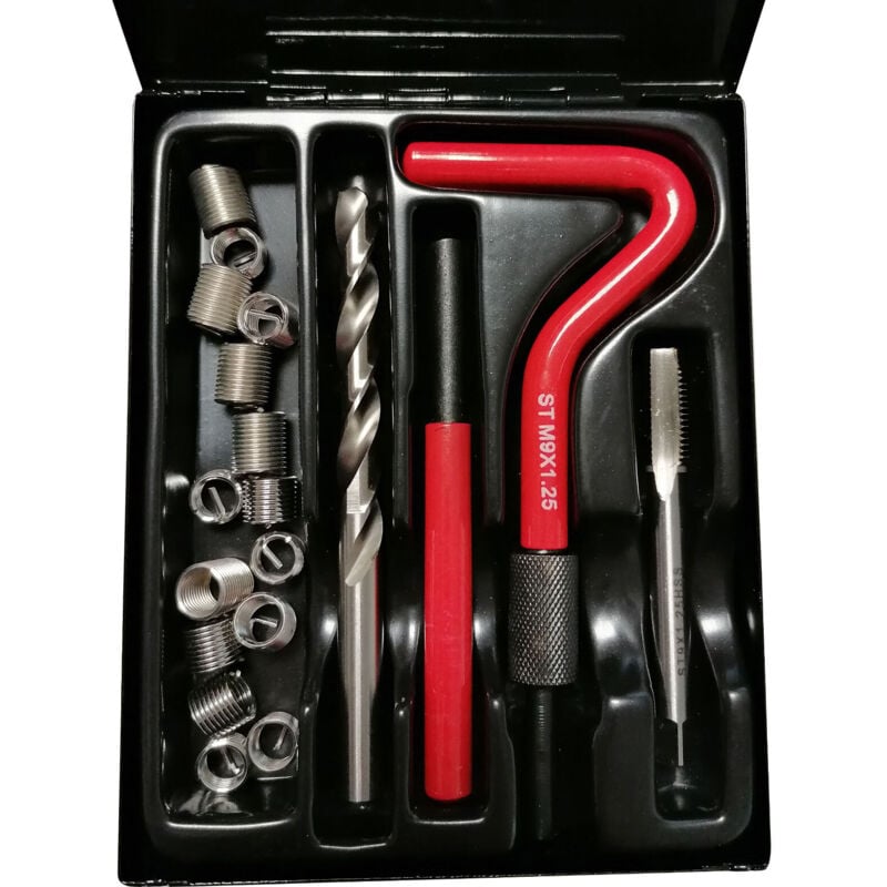 Oc-pro - Kit filets rapportes m 9 x 125 type helicoil