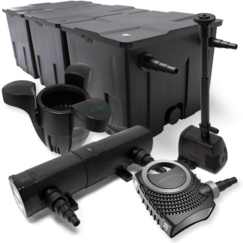 

Kit filtrado 90000l clarificador de estanque UVC 18W 115W fuente Ecumeur Bomba bajo consumo