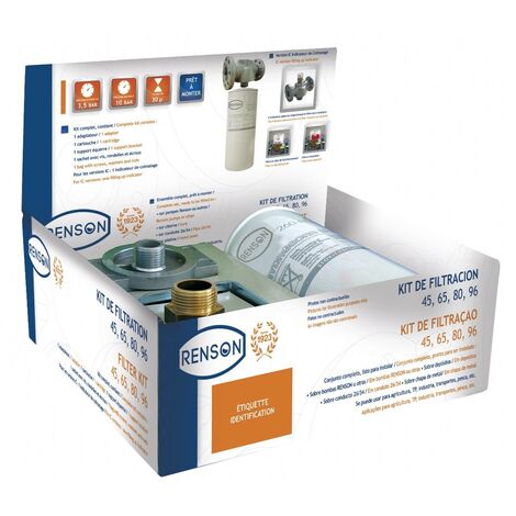 KIT FILTRATION 65L/MIN AVEC INDICATEUR DE COLMATAGE RENSON