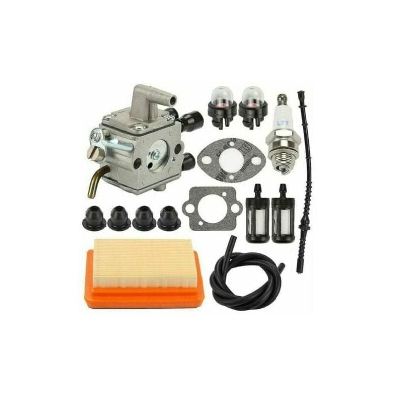 Kit filtre à air carburateur pour stihl fs120 fs200 fs250 fs300 fs350 fr350 fr45