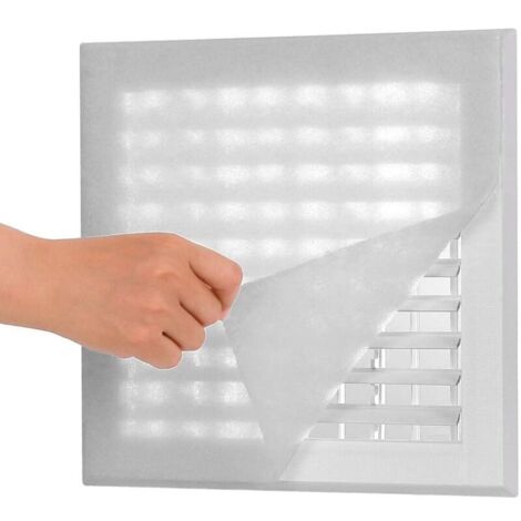 Kit filtre de ventilation pour prises d'air de chauffage et grilles de climatisation Filtre à air électrostatique en coton